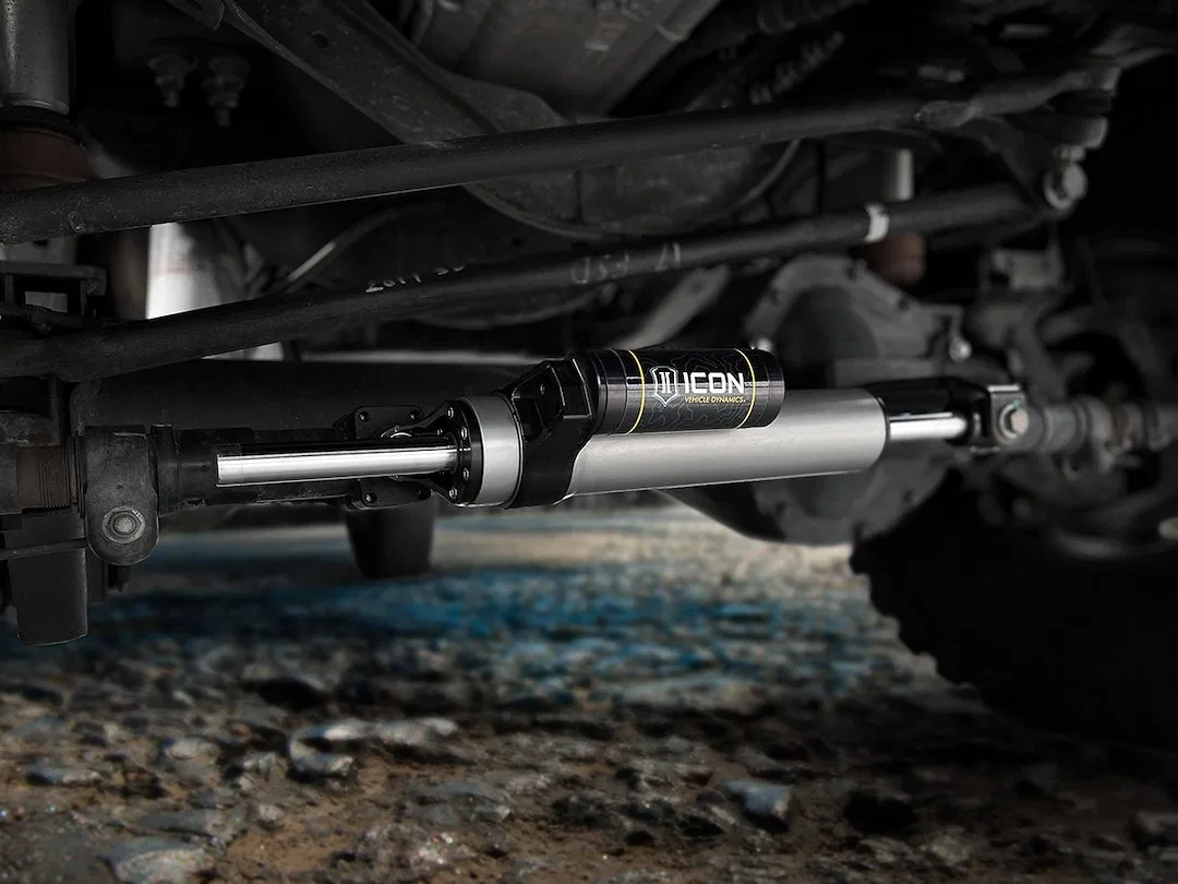 65052 – ICON Steering Stabilizer, Single Aluminum With Brackets - view 3
